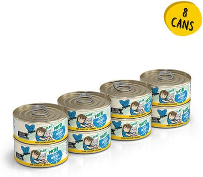 Bundle: BFF Play Pate Lovers Chicken Checkmate + Play Pate Lovers Chicken & Turkey Topsy Turvy Wet Cat Food