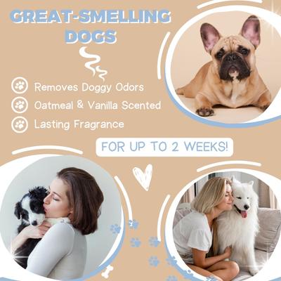 Oatmeal Formula Scent Dog Shampoo & Conditioner, 1-gal bottle