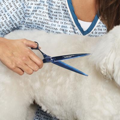 Titanium Straight Pet Grooming Shears