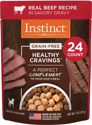 Healthy Cravings Variety Pack Grain-Free Wet Dog Food Topper, 3-oz pouch, bundle of 36