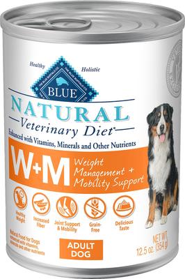 W+M Weight Management + Mobility Support Grain-Free Wet Dog Food, 12.5-oz, case of 24