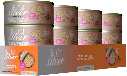 Silver Chicken Grain-Free Wet Cat Food, 2.4-oz, case of 12