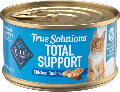 True Solutions Natural Indoor Adult Chicken Entree Wet Cat Food, 3-oz can, case of 12