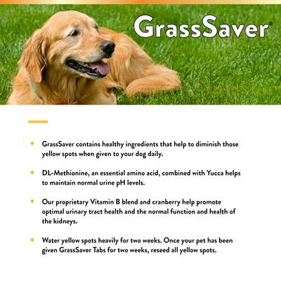 GrassSaver Chewable Tablets Urinary & Lawn Protection Supplement for Dogs, 500 count