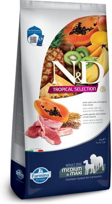 N&D Tropical Selection Lamb Adult Medium & Maxi Dry Dog Food, 22-lb bag