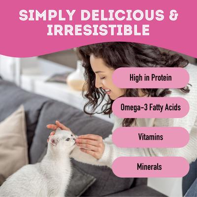 Wild Thing Wild Caught BC Salmon Grain-Free Dehydrated Dog & Cat Treats, 3-oz bag