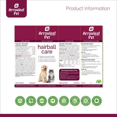 Hairball Care Bowel & Digestive Support for Cats & Dogs, 100-ml bottle