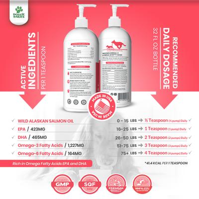 Wild Alaskan Salmon Oil Dog Supplement, 32-fl oz bottle