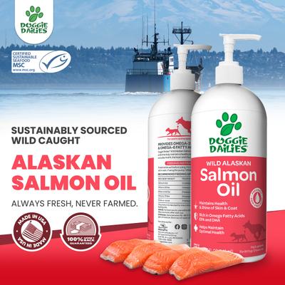 Wild Alaskan Salmon Oil Dog Supplement, 32-fl oz bottle