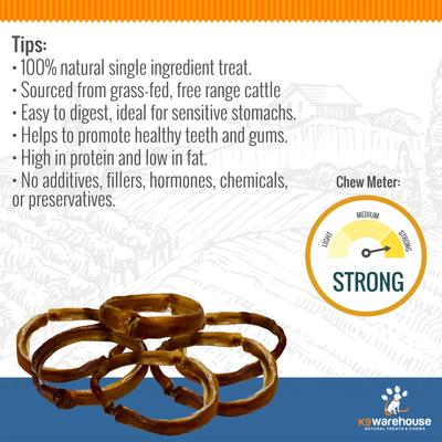 Bully Rings Dog Treats, 6 count