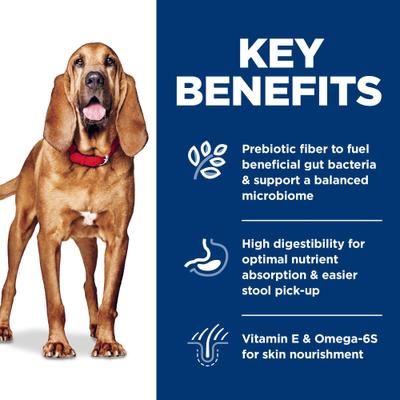 Adult Sensitive Stomach & Sensitive Skin Large Breed Chicken & Barley Recipe Dry Dog Food, 30-lb bag