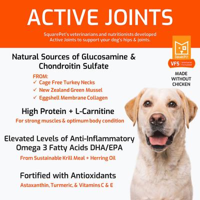 VFS Active Joints Hip & Joint Formula Dry Dog Food, 22-lb bag
