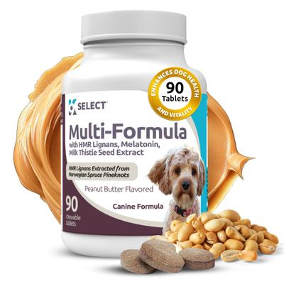 HMR Multi-Formula Peanut Butter Formula Dog Hormone Supplement, 10 mg, 90 count