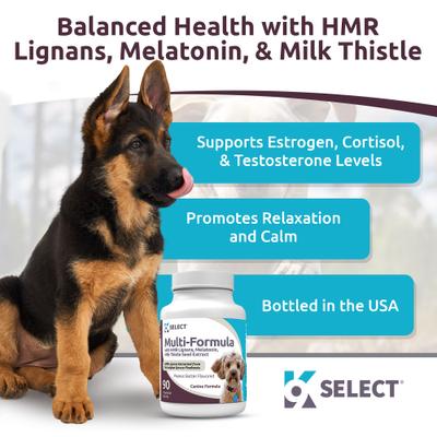 HMR Multi-Formula Peanut Butter Formula Dog Hormone Supplement, 10 mg, 90 count