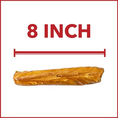 Beefhide 10-inch Rolls Peanut Butter Flavored Dog Hard Chews, 1 count