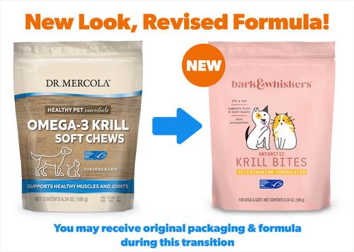 Antarctic Krill Bites Dog & Cat Supplement, 6.34-oz bag