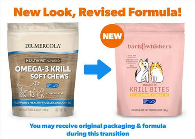 Antarctic Krill Bites Dog & Cat Supplement, 6.34-oz bag