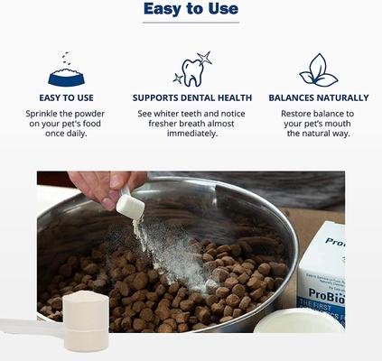 Probiotic Dog Oral Care Powder, 1-oz bottle
