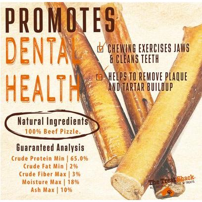 Premios para perros Bully Sticks de 6 pulgadas, 6 unidades