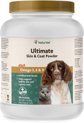 Ultimate Powder Skin & Coat Supplement for Cats & Dogs, 4-lb
