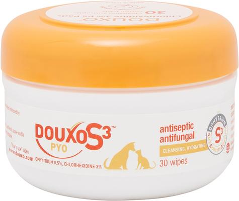 PYO Antiseptic Antifungal Chlorhexidine Dog & Cat Wipes 30 count