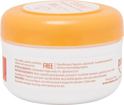 Toallitas antisépticas y antifúngicas con clorhexidina para perros y gatos PYO, 30 unidades