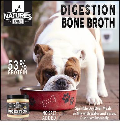 Digestion Bone Broth Dry Dog & Cat Food Topping, 6-oz jar