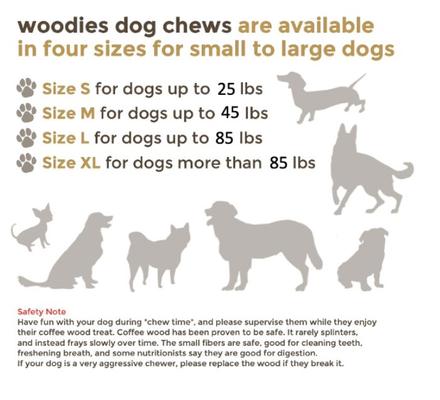 Coffee Wood Small Dog Chew, 1 count