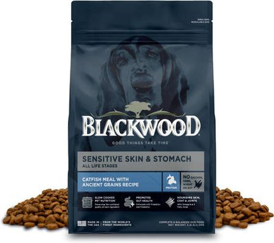 Sensitive Skin & Stomach Adult Catfish Meal with Ancient Grains Recipe Dry Dog Food, 4.5-lb bag