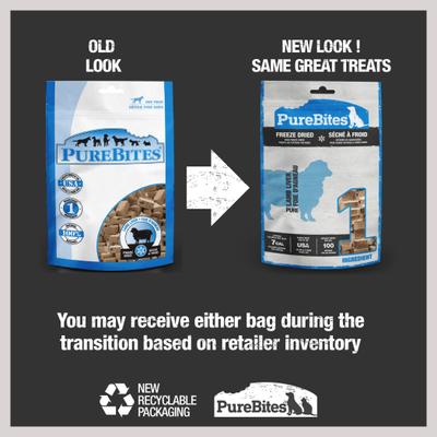 Premios de hígado de cordero liofilizado crudo para perros, bolsa de 3.35 oz