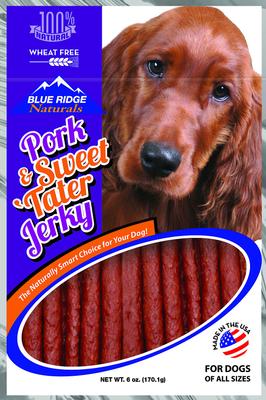 Pork & Sweet 'Tater Jerky Dog Treats, 6-oz bag