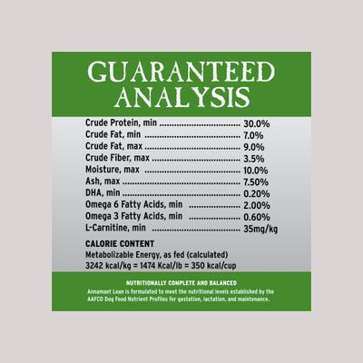 Grain-Free Lean Low Fat Formula Dry Dog Food, 12-lb bag