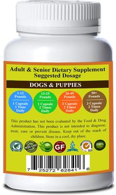 GET OVIR IT MAX Master Blend Broad Spectrum Plant Anti Viral Anti Bacterial Support Dog Supplement, 90 count