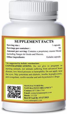 GET OVIR IT MAX Master Blend Broad Spectrum Plant Anti Viral Anti Bacterial Support Dog Supplement, 90 count