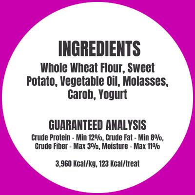 Yogurt Doggy Dough-Mutts Handmade Soft & Chewy Dog Treats, 2 count