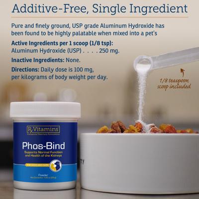 Phos-Bind Kidney Support Dog & Cat Supplement, 35-g bottle