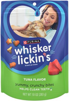 Tuna Flavor Crunchy Cat Treats, 10-oz bag