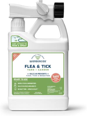 Natural Flea, Tick & Mosquito Yard & Garden Spray with Natural Essential Oils, 32-fl oz bottle