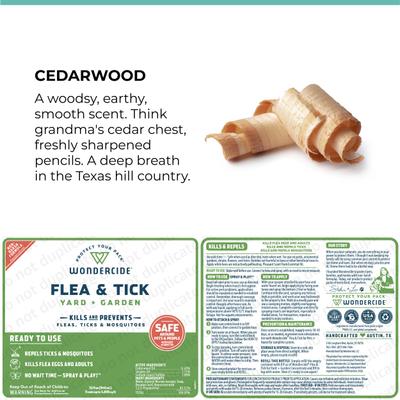 Natural Flea, Tick & Mosquito Yard & Garden Spray with Natural Essential Oils, 32-fl oz bottle