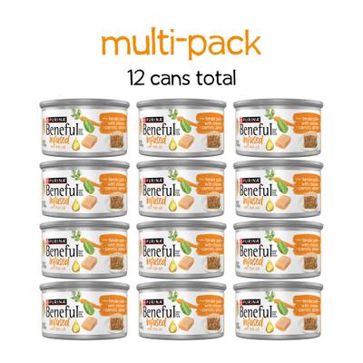 Infused Pate with Real Chicken, Carrots & Spinach Wet Dog Food, 3-oz can, case of 12