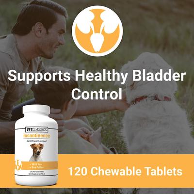 Incontinence Support Chewable Tablets Dog Supplement, 120 count