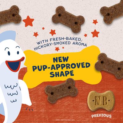 Premios para perros Rewards de razas pequeñas con sabor a salmón, galletas crujientes, bolsa de 8 oz