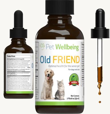 Old Friend Liquid Supplement for Senior Dogs, 2-oz bottle