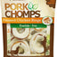 2.5-in Pressed Pork Skin Rings with Real Chicken Chew Dog Treats, 8 count