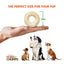 2.5-in Pressed Pork Skin Rings with Real Chicken Chew Dog Treats, 8 count