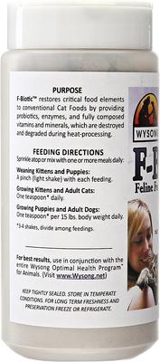 F-Biotic Cat Food Supplement, 9-oz bottle
