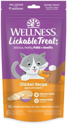 Lickable Treats Duck Recipe Cat Treats, 0.4-oz pouch, pack of 6