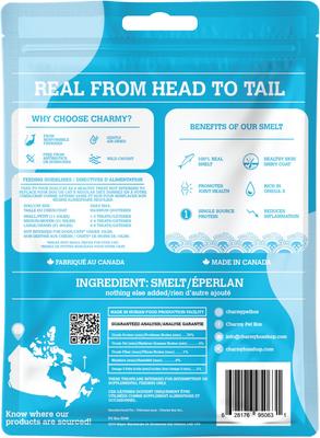 Smelt Air-Dried Dog & Cat Treats, 2.9-oz bag