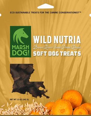 Wild Nutria Brown Rice & Sweet Potato Soft & Chewy Dog Treats, 12-oz bag
