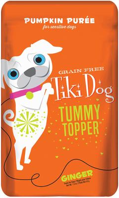 Tummy Topper Pumpkin & Ginger Puree Grain-Free Wet Dog Food Topper, 1.5-oz pouch, case of 12